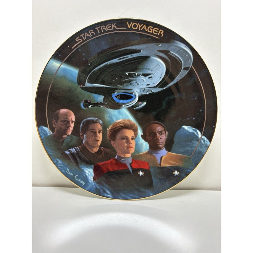 Star Trek Voyager The Voyage Begins Hamilton Collection Plate